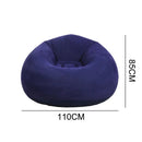 Axyaa Inflatable Sofa Chair: Comfortable PVC Lounger Seat for Living Room