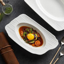 Axya Irregular Ceramic Dinner Plate Specialty Tableware