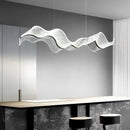 Axyaa Wave LED Pendant Lamp - Elegant Acrylic Designer Chandelier
