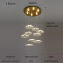 Axyaa Modern Acrylic LED Chandelier for Home Decoration Lighting