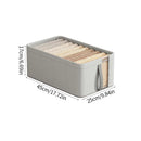 Axyaa Large Capacity Clothing Storage Box for Bedroom Wardrobe Organization.