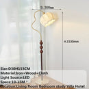 Axyaa Contemporary LED Floor Lamp Retro Art Bedroom Living Room Decor