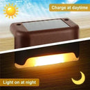 Axyaa Solar Deck Lights: 16 Pack Waterproof LED Outdoor Stair Railing Pathway Yard Fence Lighting
