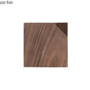 Axya Black Walnut Wooden Sushi Plate: Unique Molecular Gastronomy Tableware