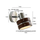 Axyaa Ceramic LED Wall Sconce Lights Bedroom Decoration Modern Nordic Decor Wall Lamp