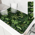 Axyaa Tropical Leaves Absorbent Drying Mat