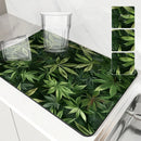 Axyaa Tropical Leaves Absorbent Drying Mat