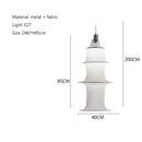 Axyaa White Wabi Sabi LED Pendant Lights - Nordic Minimalist Bedroom Chandelier
