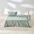 Axyaa 800TC Egyptian Cotton Solid Color Flat Sheet - Single Queen King Size