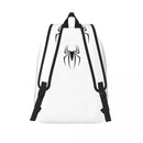 Axyaa Black Spider Backpack | Durable Kids School Bag