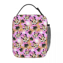 Axyaa Minnie Mouse Insulated Lunch Bag for Girls - Cute School Picnic Food Storage
