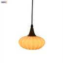 Axyaa Glass Pumpkin LED Pendant Light Hanging Lamp Pendant Lamp Copper E27
