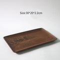 Axyaa Black Walnut Rectangular Fruit Tray for Home and Hospitality Services