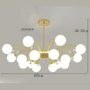 Axyaa Nordic Chandeliers Dining Room Pendant Lights Ceiling Fixture