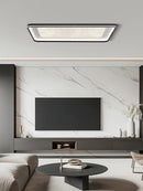 Axyaa Cloud Rectangular Ceiling Light: Modern Minimalist Living Room Main Lamp