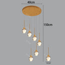 Axyaa Crystal Chandelier Stair Pendant Light Modern Living Room Interior Lighting