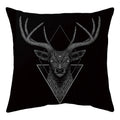 Axyaa Halloween Ghost Skull Pumpkin Decorative Pillow Cover 45X45CM