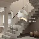 Axyaa Wabi Sabi Resin Pendant Chandelier- Irregular Loft LED Lighting