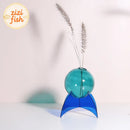 Axyaa Acrylic Spherical Vase for Minimalist Table Decoration and Aesthetic Room Decor