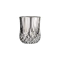 Axyaa Embossed Glass Spirits Cups Set of 6 - 50ml Small Wine Tea Drinking Glass