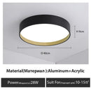 Axyaa LED Circular Ceiling Light for Modern Minimalist Interior Decor