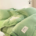 Axyaa Velvet Duvet Set: Warm Plush Comforter, Thick Blanket, Home Bedding, Winter