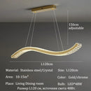 Axyaa Luxury Crystal Chandeliers | LED Pendant Lights for Dining & Restaurant