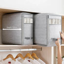 Axyaa Duvet Blanket Storage Organizer: Dustproof Clothes & Quilt Wardrobe Sorting Bag