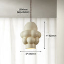 Nordic Cream Style LED Pendent Lamp for Bedroom and Dining Table - Axyaa