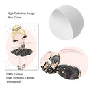 Axyaa Ballet Girl Custom Name Canvas Painting Swan Print Wall Art Nordic Posters