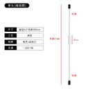 Axyaa Nordic Minimalist LED Floor Lamp for Hotel Bedroom and Coffee Shop