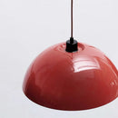 Axyaa Vintage Red Metal Wall Lamp, Long Arm, E27 Bulb, New Style Lighting Sconce