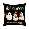 Halloween Ghost Pillowcase by Axyaa - Sofa Decor Throw Pillow Cover