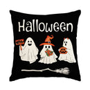 Halloween Ghost Pillowcase by Axyaa - Sofa Decor Throw Pillow Cover