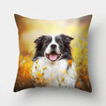 Dog Pattern Cushion Cover for Home Decor by Axyaa