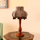 Axyaa Fabric Pumpkin Table Lamp Bedroom Bedside Italian Literary Style Desk Light