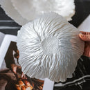 Axyaa Flower Glass Fruit Plate: Elegant Modern Snack Dish in Pearlescent Nordic Design