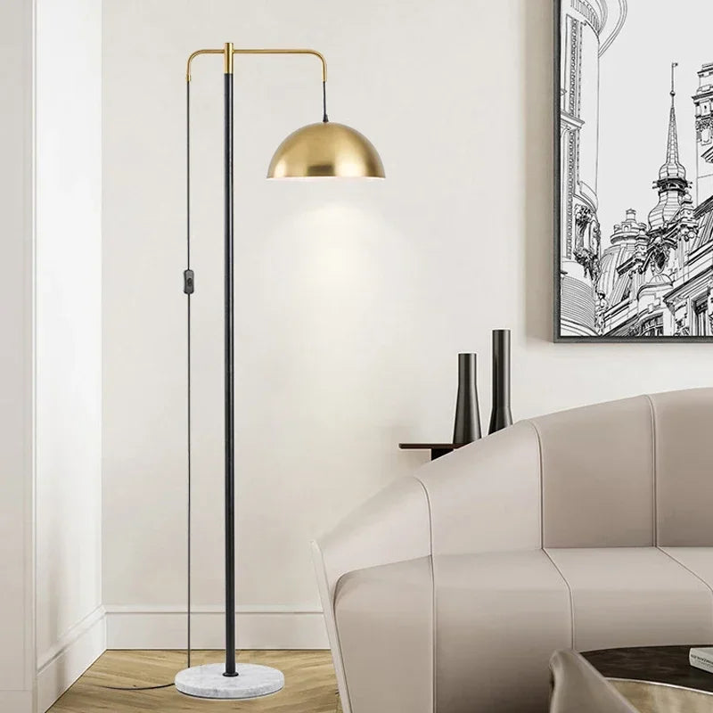 Axyaa Nordic Modern Floor Lamp for Living Room Bedroom LED Light
