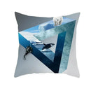 Axyaa Geometric Nature Pattern Pillowcase for Sofa Bedroom Car