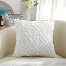 Axyaa Soft Plush Square Cushion Covers for Stylish Sofa Decor