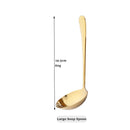 Axyaa Stainless Steel Family Soup Spoon Kitchen Cutlery Tableware Set