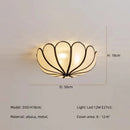 Axyaa Creamy Petals Ceiling Lamp - Nordic Wabi Sabi Bedroom Light