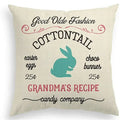 Easter Rabbit Eggs Design Linen Pillowcase - Axyaa Brings Spring Joy