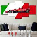 Formula 1 Racing Car Canvas Art Print by Axyaa - Living Room & Bedroom Decor