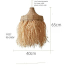 Axyaa Woven Rattan Grass Pendant Lights LED