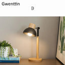 Axyaa Nordic Iron Wood Table Lamps Living Room Bedroom Modern Luminaire