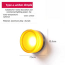 Axyaa Nordic Amber LED Jelly Wall Sconce - Smokey Grey Decor Lamp