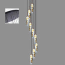 Axyaa Stone Bedroom Headboard Pendant Lamp Luxury Lighting Fixtures