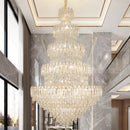Axyaa Luxury Crystal Chandelier: Elegant European Style Main Dining Room Lighting