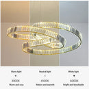 Axyaa Modern Luxury LED Crystal Chandelier for Home Interior Dining Room and Living Room